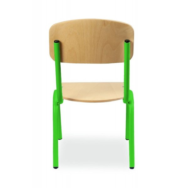 Schoolstoel | Groen | Voor Kinderen 0.80-0.95m | Zithoogte 210mm | 10 Stuks