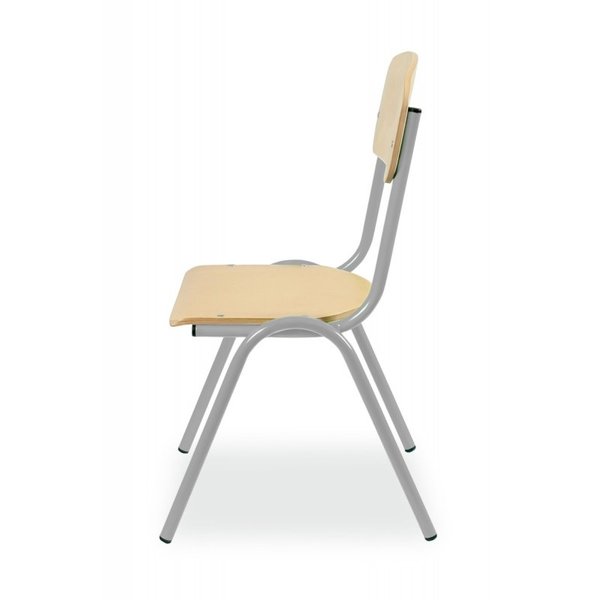 Schoolstoel | Grijs | Voor Kinderen 0.95-1.15m | Zithoogte 260mm | 10 Stuks