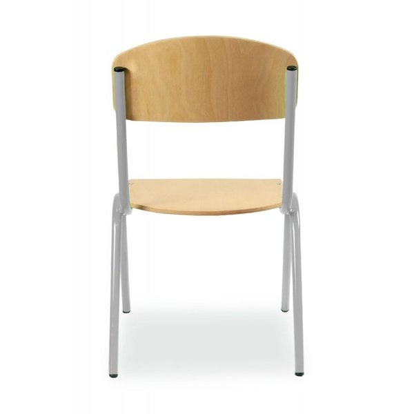 Schoolstoel | Grijs | Voor Kinderen 0.95-1.15m | Zithoogte 260mm | 10 Stuks