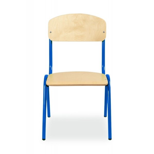 Schoolstoel | Blauw | Voor Kinderen 0.95-1.15m | Zithoogte 260mm | 10 Stuks