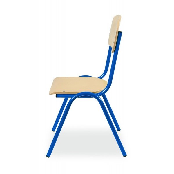 Schoolstoel | Blauw | Voor Kinderen 0.95-1.15m | Zithoogte 260mm | 10 Stuks