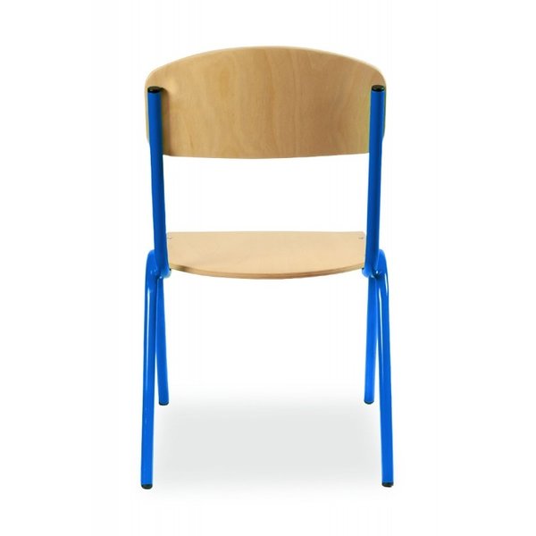 Schoolstoel | Blauw | Voor Kinderen 0.95-1.15m | Zithoogte 260mm | 10 Stuks