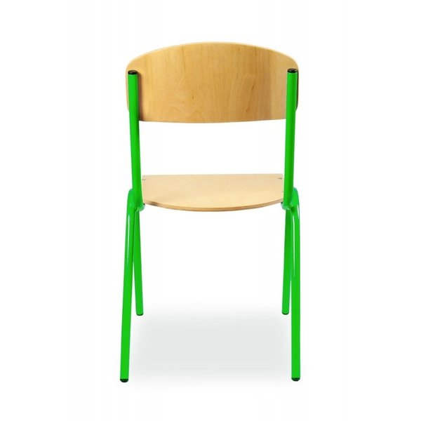 Schoolstoel | Groen | Voor Kinderen 1.05-1.20m | Zithoogte 310mm | 10 Stuks