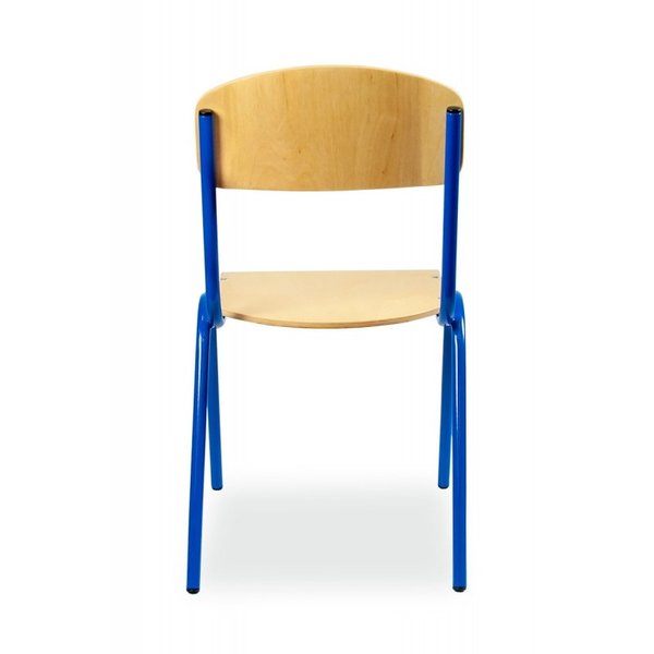 Schoolstoel | Blauw | Voor Kinderen 1.05-1.20m | Zithoogte 310mm | 10 Stuks