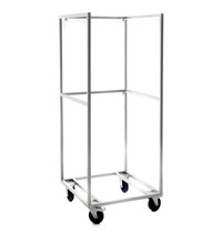 Cooldura Koelkast-Trolley | RVS | Max. 640x640mm | Wielen (Geremd) | 700x700x1495(h)mm
