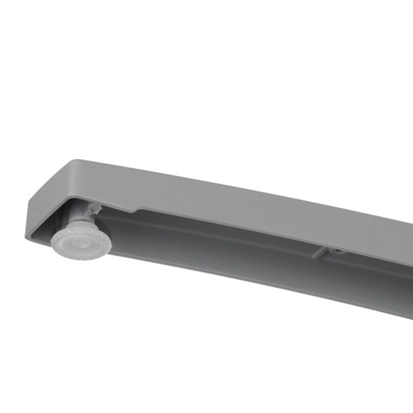 Tafelonderstel | KYOTO | Aluminium | Donkergrijs | Hoogte Verstelbaar + Kantelbaar | Indoor | 525x525x730-1130(h)mm