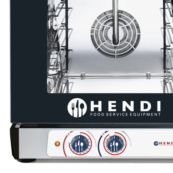 Heteluchtoven | NANO | 4 Niveaus (450x340) | Elektrisch | 30°C/285°C | 3.1kW (230V) | Bevochtiging (Handmatig) | 560x603x530(h)mm