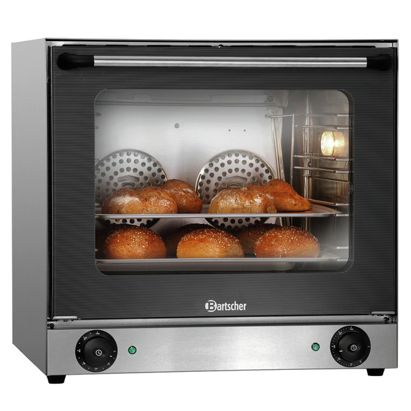 Heteluchtoven | SERIE AT | 4 Niveaus (438x315) | Elektrisch | 50°C/300°C | 2.7kW (230V) | 595x615x580(h)mm