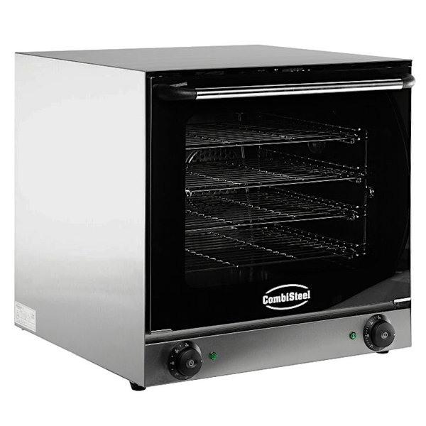 Heteluchtoven | CUBE | 4 Niveaus (435x315) | Elektrisch | 50°C/300°C | 2.67kW (230V) | 595x530x570(h)mm
