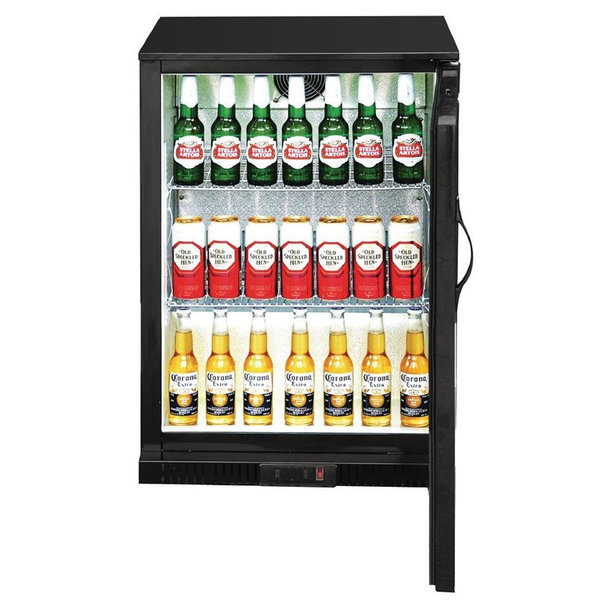 Barkoelkast | 138L | Zwart | +2°C/+8°C | Geventileerd | Klapdeur | 600x520x900(h)mm