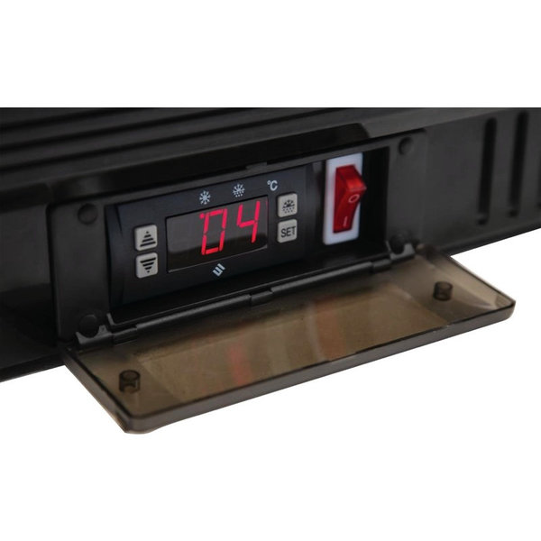 Barkoelkast | 138L | Zwart | +2°C/+8°C | Geventileerd | Klapdeur | 600x520x900(h)mm