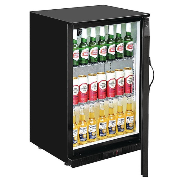 Barkoelkast | 138L | Zwart | +2°C/+8°C | Geventileerd | Klapdeur | 600x520x900(h)mm