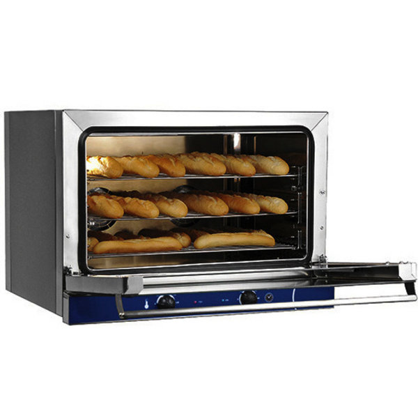 Heteluchtoven | 3 Niveaus (EN600x400) | Elektrisch | 50°C/280°C | 3.15kW (230V) | 775x700x560(h)mm
