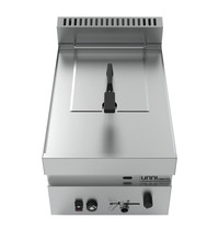 UNNI-COOKING Friteuse | Gas | 8L | 90°C/190°C | 6.5kW | Aftapkraan | 400x650x350/540(h)mm
