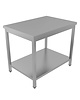 UNNINOX Werktafel | RVS | Zelfmontage | Bodemschap | Diepte 600mm | Hoogte 850/900mm | Breedte 700-2000mm 
