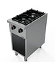 UNNI-COOKING Gasfornuis | Open Onderstel | 2 Kookpunten (2x 6.5kW) | 400x700x850/900(h)mm 