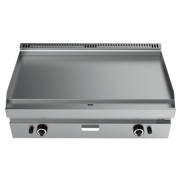 Bak-/Grillplaat | 650 SERIE | Gas | Glad Oppervlak 1100x550 (Verchroomd) | 80°C/300°C | 12kW | Piëzo Ontsteking | 1100x650x300/540(h)mm