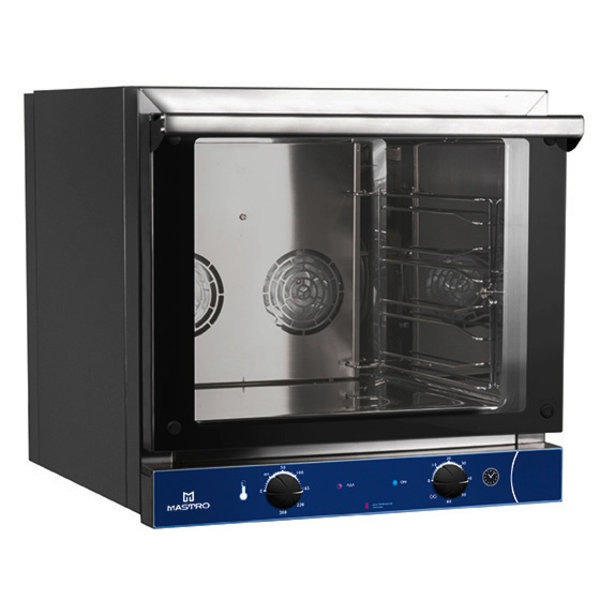 Heteluchtoven | 4 Niveaus (435x350) | Elektrisch | 50°C/280°C | 3.15kW (230V) | 589x660x580(h)mm