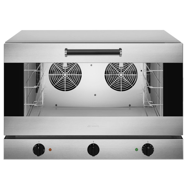 Heteluchtoven | ALFA | 4 Niveaus (EN600x400) | Elektrisch | 50°C/280°C | 6.9kW (400V) | Bevochtiging (Handmatig) | 798x747x562(h)mm