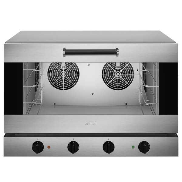 Multifunctionele Heteluchtoven | ALFA | 4 Niveaus (EN600x400) | Elektrisch | 50°C/280°C | 6.9kW (400V) | Bevochtiging (Handmatig) | Grillfunctie | 798x747x562(h)mm