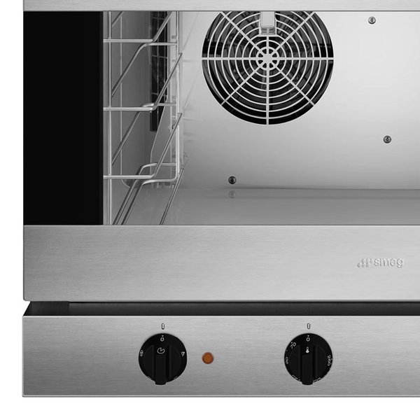 Multifunctionele Heteluchtoven | ALFA | 4 Niveaus (EN600x400) | Elektrisch | 50°C/280°C | 6.9kW (400V) | Bevochtiging (Handmatig) | Grillfunctie | 798x747x562(h)mm
