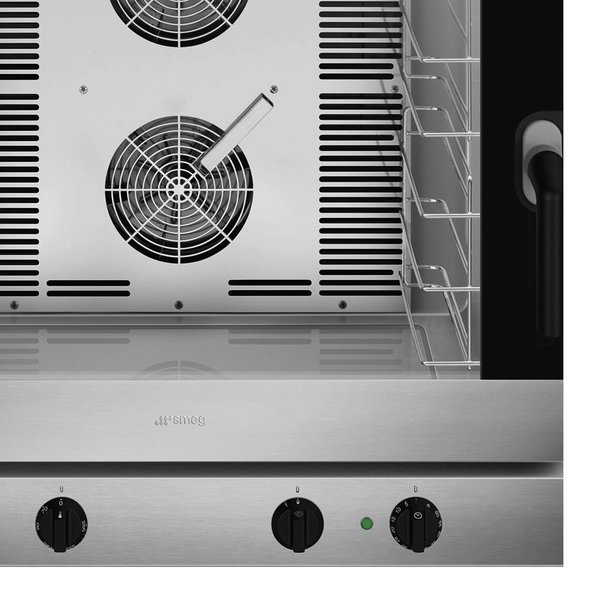 Heteluchtoven | ALFA | 6 Niveaus (EN600x400) | Elektrisch | 50°C/280°C | 11kW (400V) | Bevochtiging (Automatisch) | 798x757x793(h)mm