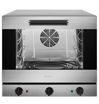 SMEG Heteluchtoven | ALFA | 4 Niveaus (435x320) | Elektrisch | 50°C/280°C | 3kW (230V) | Grillfunctie | 602x584x537(h)mm