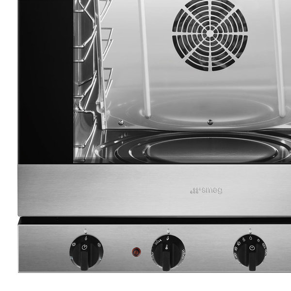 Multifunctionele Heteluchtoven | ALFA | 4 Niveaus (435x320) | Elektrisch | 50°C/250°C | 3kW (230V) | Bevochtiging (Handmatig) | Grillfunctie | 602x584x537(h)mm