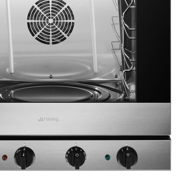 Multifunctionele Heteluchtoven | ALFA | 4 Niveaus (435x320) | Elektrisch | 50°C/250°C | 3kW (230V) | Bevochtiging (Handmatig) | Grillfunctie | 602x584x537(h)mm