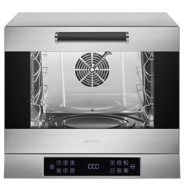 Multifunctionele Heteluchtoven | ALFA | 4 Niveaus (435x320) | Elektrisch | 50°C/280°C | 3kW (230V) | Bevochtiging (Automatisch) | Touchscreen | Grillfunctie | 602x584x537(h)mm