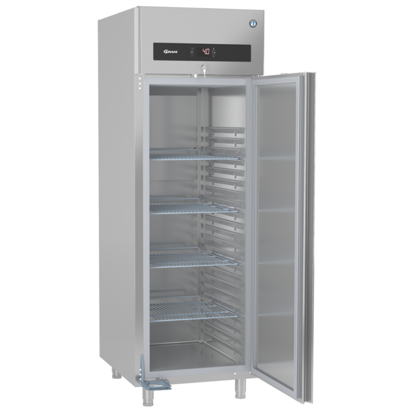 Koelkast | PREMIER | Energiezuinig | 700L (2/1 GN) | RVS | -5°C/+12°C | Geforceerd | 0.12kW | Voetbediening | 610x920x2080/2130(h)mm