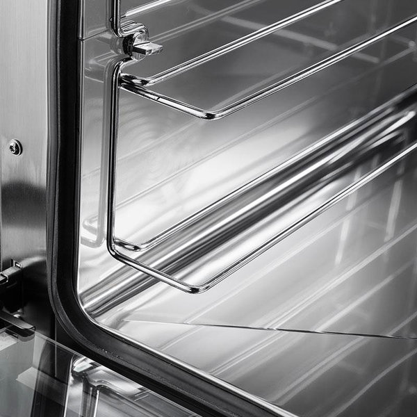 Heteluchtoven | NERONE | 5 Niveaus (EN/GN) | Elektrisch | 50°C/280°C | 6.45kW (400V) | Bevochtiging (Automatisch) | 840x910x750(h)mm