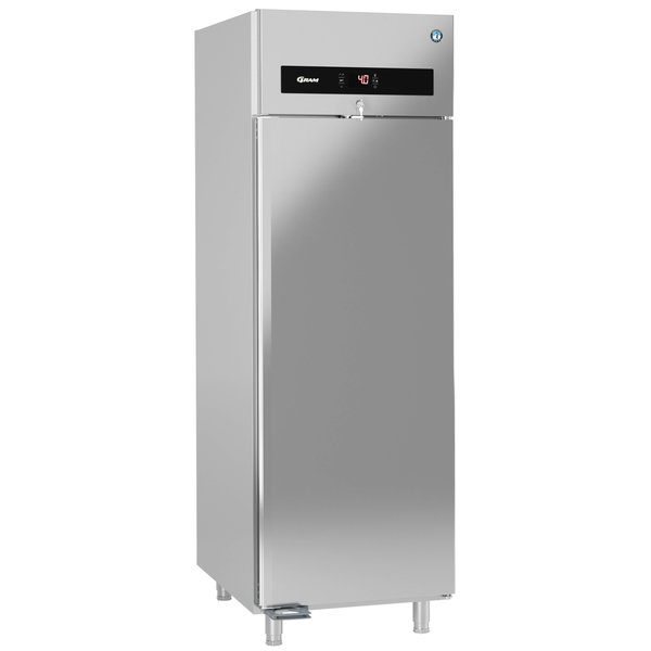 Koelkast | PREMIER | Energiezuinig | 700L (2/1 GN) | RVS | +2°C/+12°C | Geforceerd | 0.12kW | Voetbediening | 610x920x2080/2130(h)mm