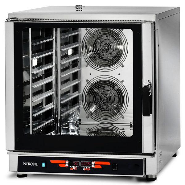 Heteluchtoven | NERONE | 7 Niveaus (EN/GN) | Elektrisch | 50°C/280°C | 10.7kW (400V) | Bevochtiging (Automatisch) | 840x910x930(h)mm