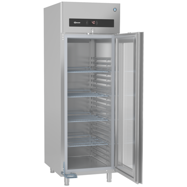 Koelkast | PREMIER | 700L (2/1 GN) | RVS | +2°C/+12°C | Geforceerd | 0.12kW | Voetbediening | 690x920x2080/2130(h)mm