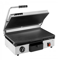 MilanToast Contact-/Paninigrill | Enkel | Glad Oppervlak 430x250 (Gietijzer) | 50°C/300°C | 2.76kW (230V) | 460x380x170(h)mm