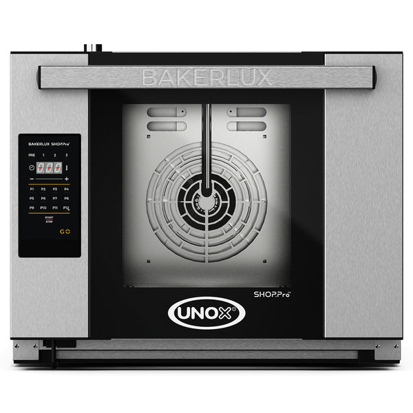 Heteluchtoven | BakerLux SHOP.Pro | 4 Niveaus (460x330) | Elektrisch | 30°C/260°C | 3.5kW (230V) | Touchscreen | 600x669x500(h)mm