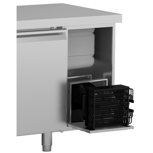 Koelwerkbank | SNOWFLAKE | 300L | 2 Deuren (1/1 GN) | -2°C/+8°C | Geforceerd | 0.16kW | 1314x700x835/900(h)mm