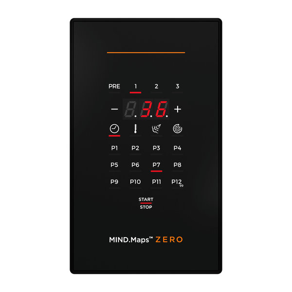 Hetelucht-/Stoomoven | CheftTop MIND.Maps | 5 Niveaus (1/1 GN) | Elektrisch | 30°C/260°C | 9.3kW (400V) | Bevochtiging (Automatisch) | Touchscreen | 750x783x675(h)mm