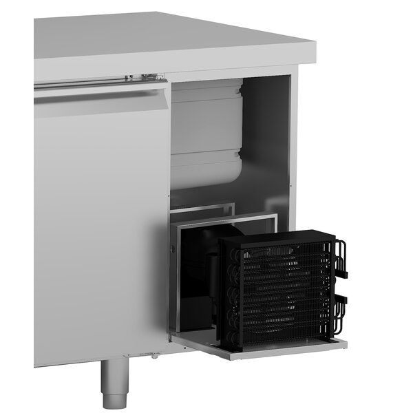 Koelwerkbank | SNOWFLAKE | 625L | 4 Deuren (1/1 GN) | -2°C/+8°C | Geforceerd | 0.24kW | 2246x700x835/900(h)mm