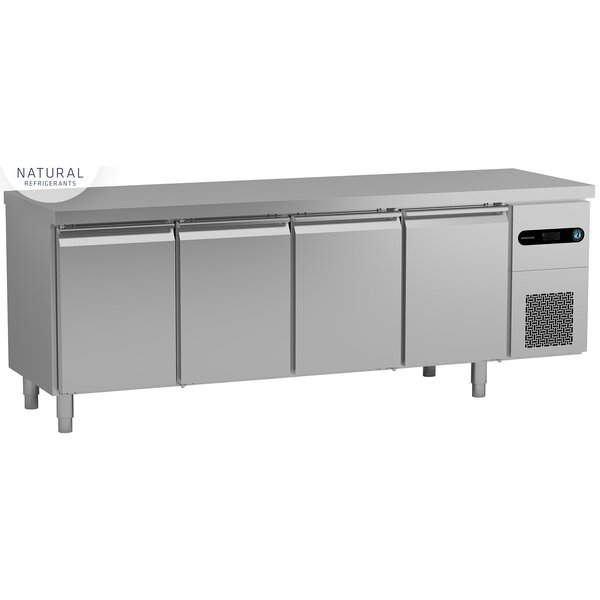 Koelwerkbank | SNOWFLAKE | 625L | 4 Deuren (1/1 GN) | -2°C/+8°C | Geforceerd | 0.24kW | 2246x700x835/900(h)mm