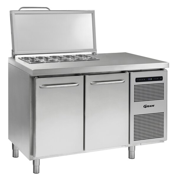 Saladette | GASTRO | 345L | 2 Deuren (1/1 GN) | +2°C/+12°C | Geforceerd | 0.19kW | 1289x700x885/950(h)mm