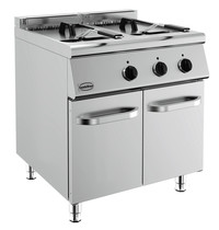 CombiSteel Friteuse | BASE 700 | Elektrisch | 10+10L | 0°C/180°C | 15kW (400V) | Aftapkranen | 800x700x900(h)mm 