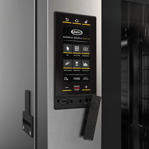 Heteluchtoven | BakerLux SHOP.Pro | 6 Niveaus (EN600x400) | Elektrisch | 30°C/260°C | 10.3kW (400V) | Bevochtiging (Automatisch) | Touchscreen | 800x811x682(h)mm