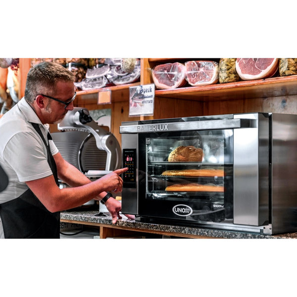 Heteluchtoven | BakerLux SHOP.Pro | 10 Niveaus (EN600x400) | Elektrisch | 30°C/260°C | 15.5kW (400V) | Bevochtiging (Automatisch) | Touchscreen | 800x811x952(h)mm