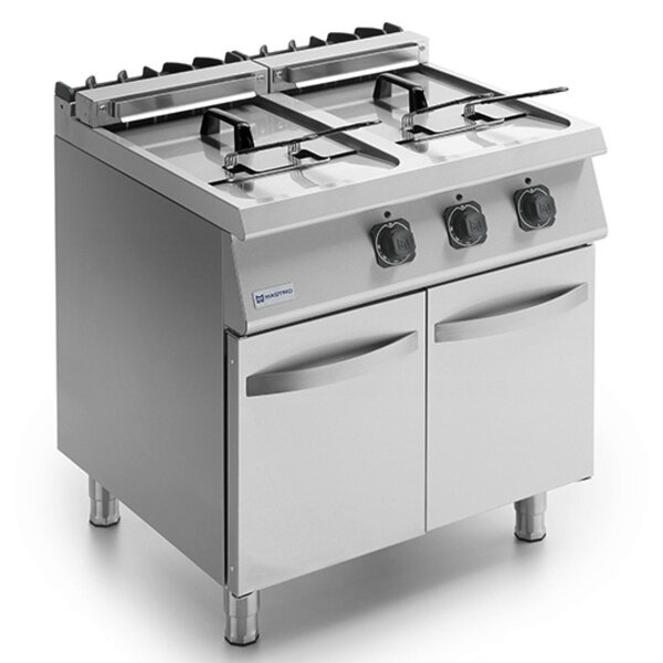 Friteuse | 700 LINE | Elektrisch | 18+18L | 100°C/185°C | 28kW (400V) | Aftapkranen | 800x730x900(h)mm