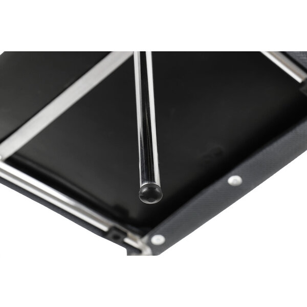 Kantoorstoel | FLAX | Grijs | Onderstel Verchroomd | Stapelbaar | 550x540x850(h)mm