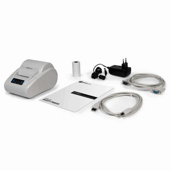 Bonprinter | Safescan Telmachines | Lichtgrijs | Thermisch | 60mm/sec | Bonrol 58mm | 138x200x120(h)mm