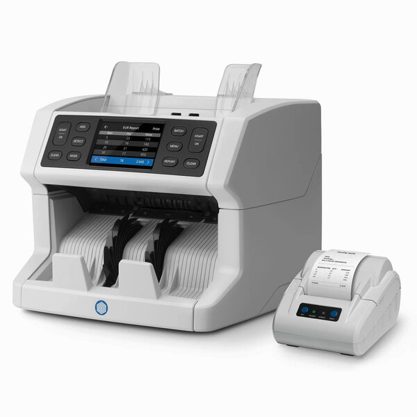 Bonprinter | Safescan Telmachines | Lichtgrijs | Thermisch | 60mm/sec | Bonrol 58mm | 138x200x120(h)mm