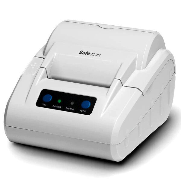 Bonprinter | Safescan Telmachines | Lichtgrijs | Thermisch | 60mm/sec | Bonrol 58mm | 138x200x120(h)mm